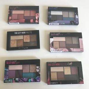BUNDLE - maybelline mini eyeshadow palettes $5 ea